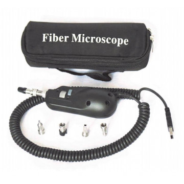 Видеомикроскоп для осмотра торцов оптических коннекторов, порт USB, наконечники для коннекторов FC, LC, SC, U12M, U25M