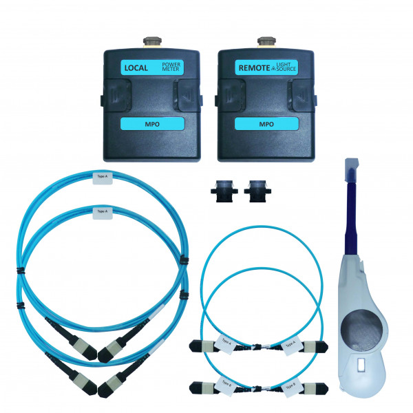 Адаптеры для сертификации многомодового оптического кабеля с разъемами MPO/MTP (Softing WX_AD_MM_MPO_KIT)